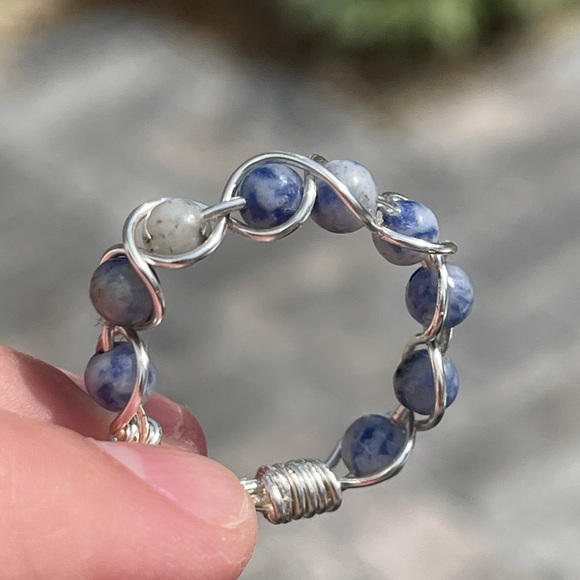 Marble/crystal rings - Picture 3 of 4